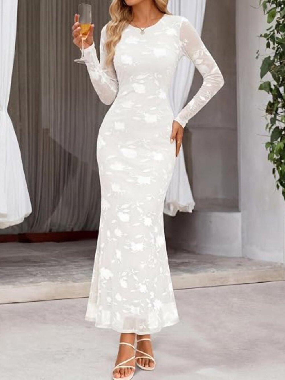 Womens Fall Velvet Formal Wedding Guest Maxi Dress